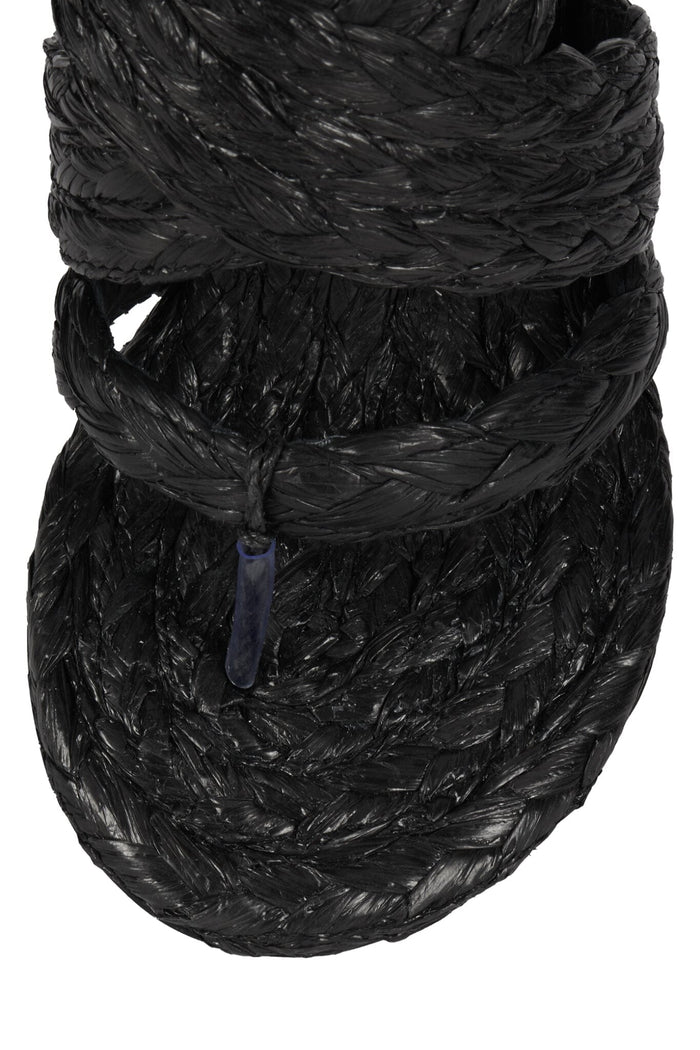 BOREAL Jeffrey Campbell Black Raffia