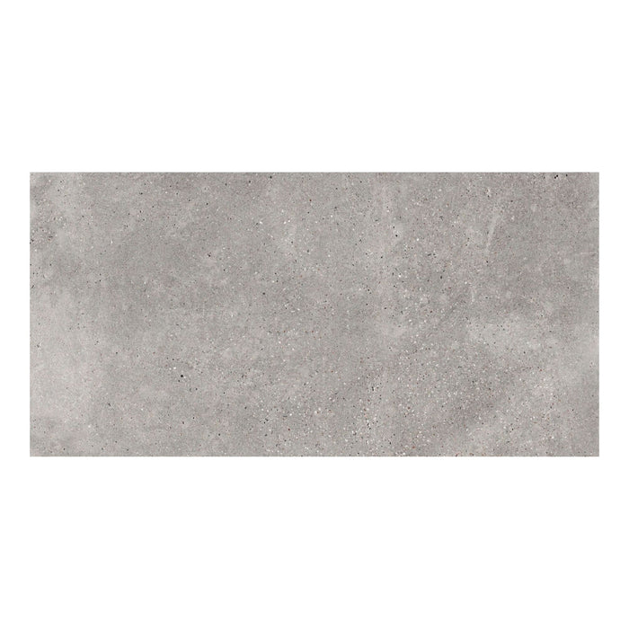 Rectangular grey outdoor paving on a white background