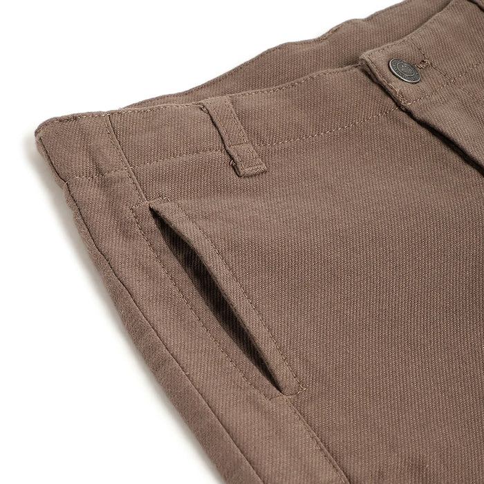 Boys Brown Relaxed Fit Trousers