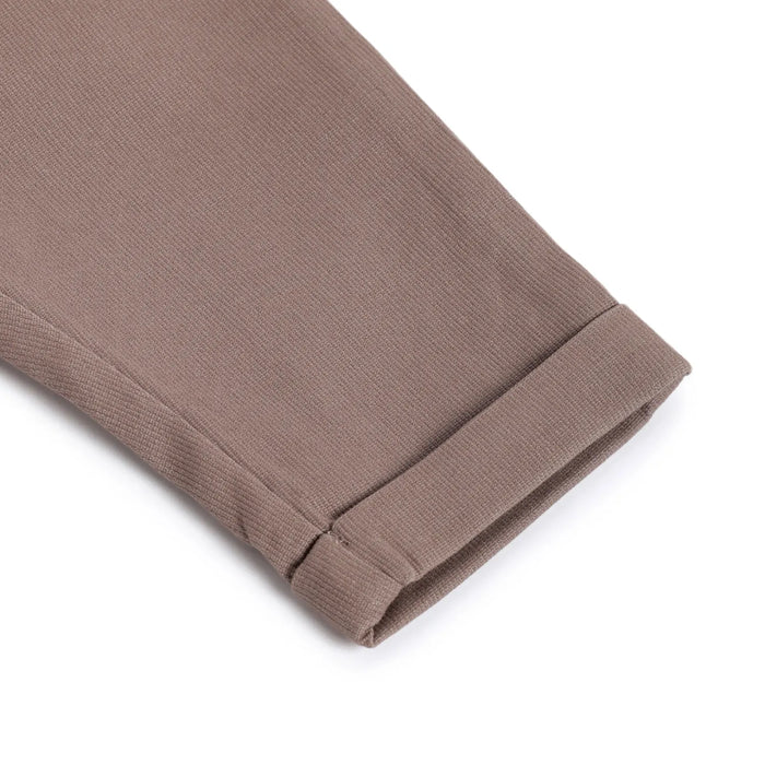 Boys Brown Solid Trousers