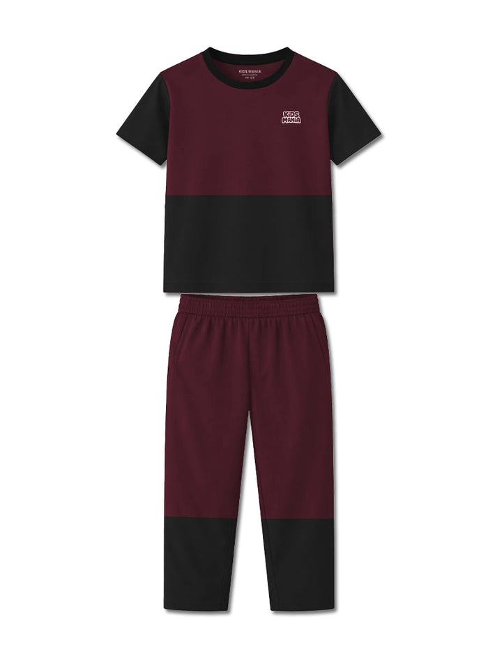 Boys Dual Tone Classic Track Suit