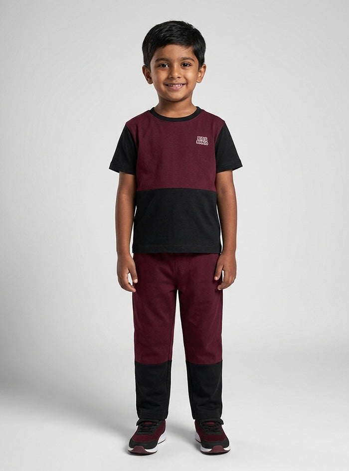 Boys Dual Tone Classic Track Suit