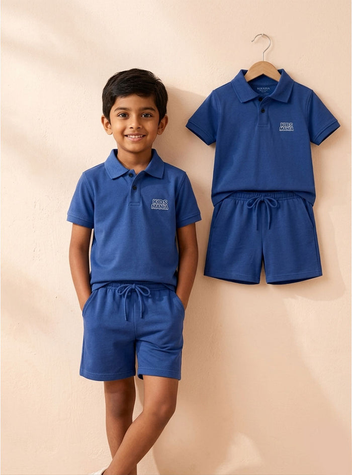 Boys Essential Logo Polo Set