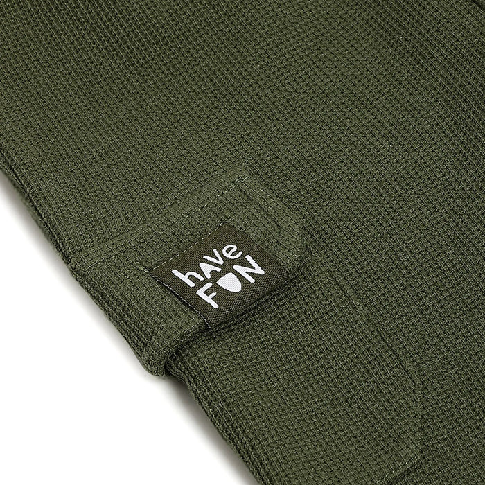 Boys Green Cargo Trousers