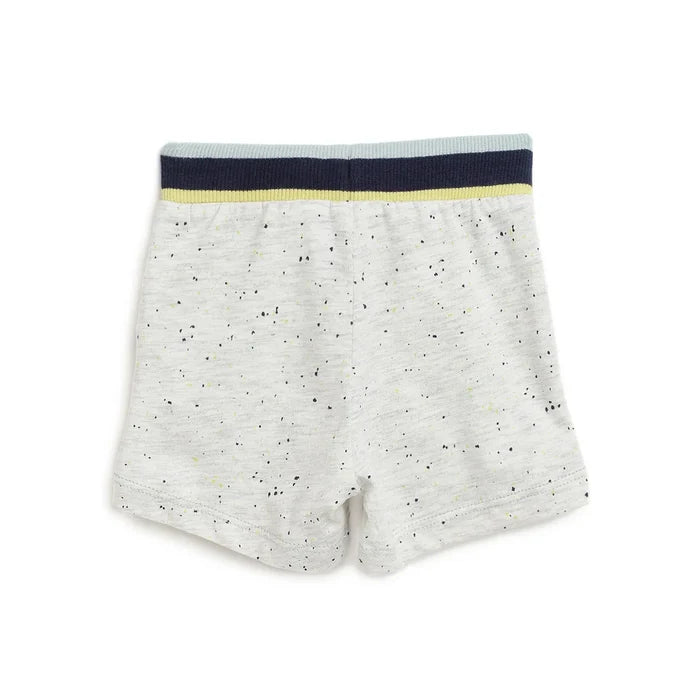 Boys Grey Printed Shorts