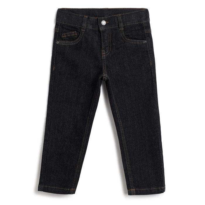 Boys Medium Blue Solid Jeans