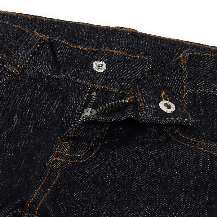 Boys Medium Blue Solid Jeans