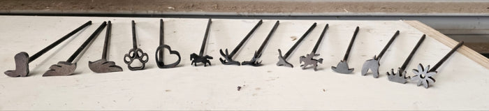 Hot Iron Branding per letter/symbol
