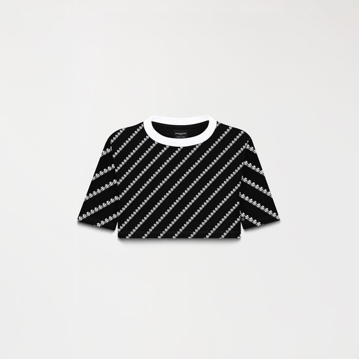 BRITANIA CROP TOP WOMEN BLACK