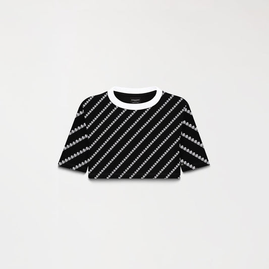 BRITANIA CROP TOP WOMEN BLACK