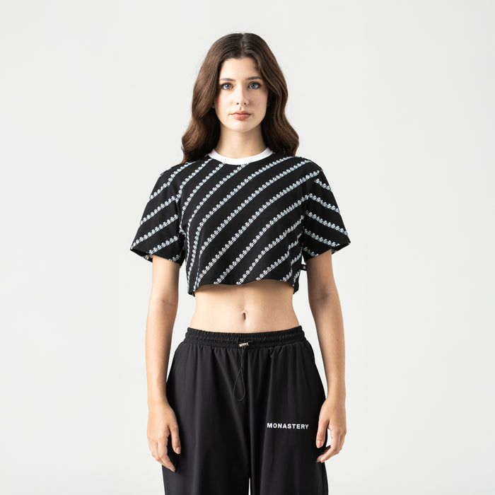 BRITANIA CROP TOP WOMEN BLACK