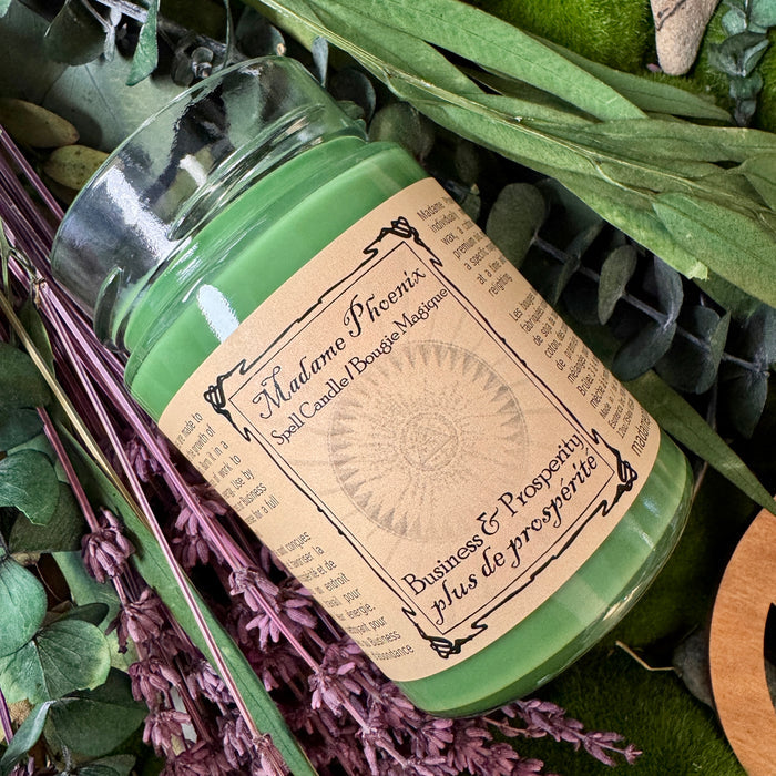 Business Blessing Prosperity Money Drawing Candle