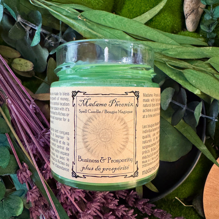 Business Blessing Prosperity Money Drawing Candle