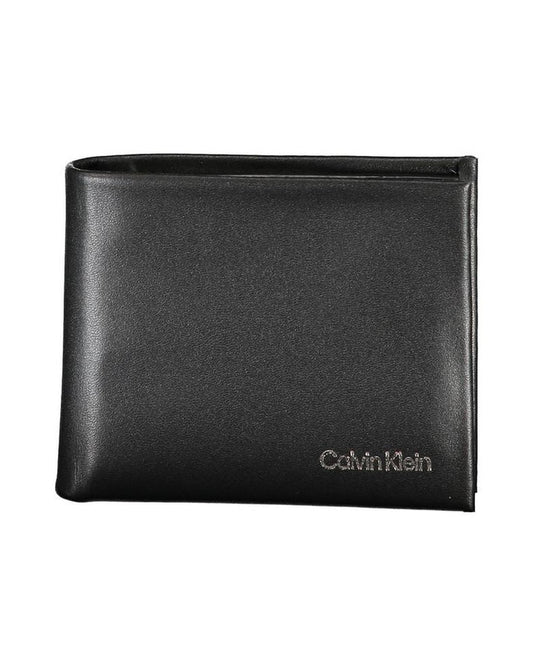 Calvin Klein Black Polyurethane Men Wallet