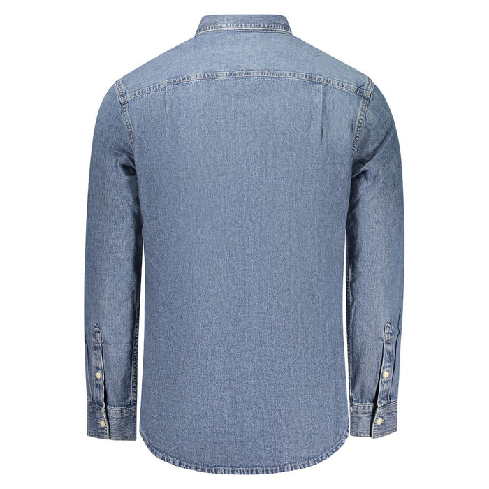 Calvin Klein Blue Cotton Men's Shirt