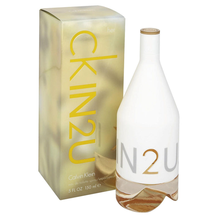 Calvin Klein Ckin2U EDT Spray For Women and Men - bottle front view