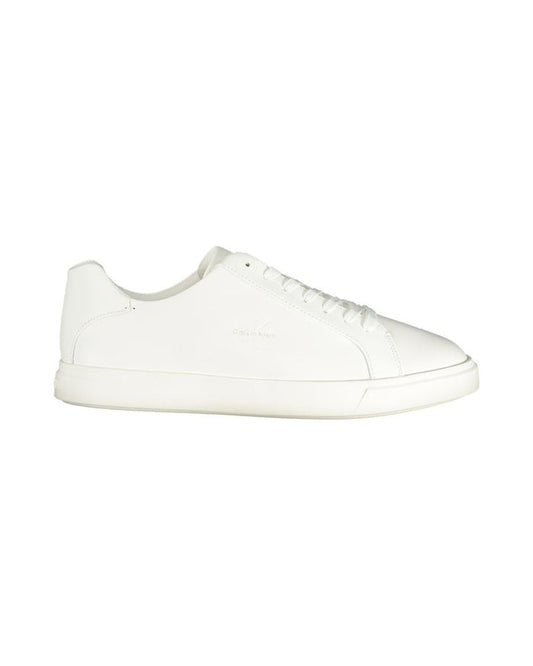 Calvin Klein White Polyurethane Men Sneaker