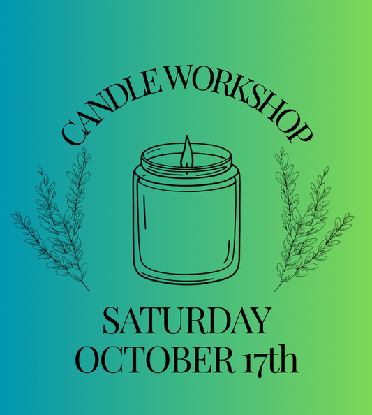 Candle Workshop: Saturday, October 17th