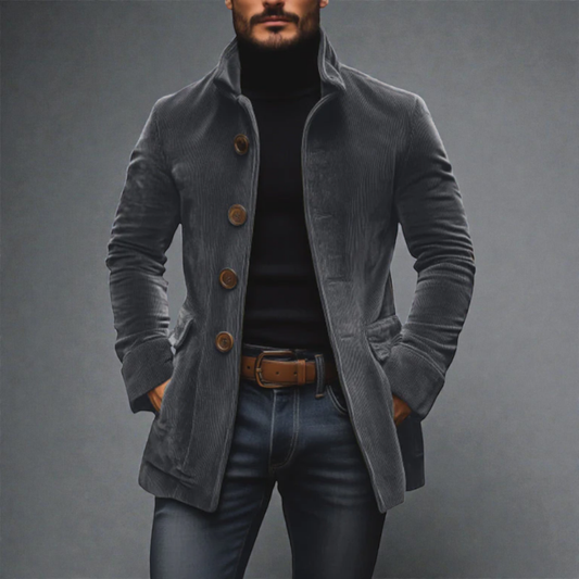 Carel -  Veste En Velours Côtelé Homme Élégance Intemporelle