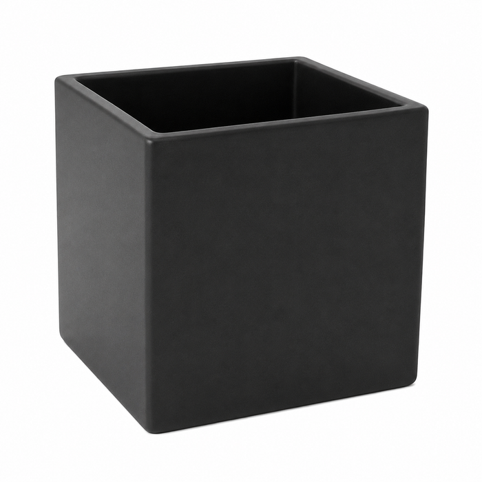 CERAMIC CUBE - 6" × 6" × 6" - Black