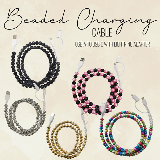 Charging Charger Cord - Beaded #3