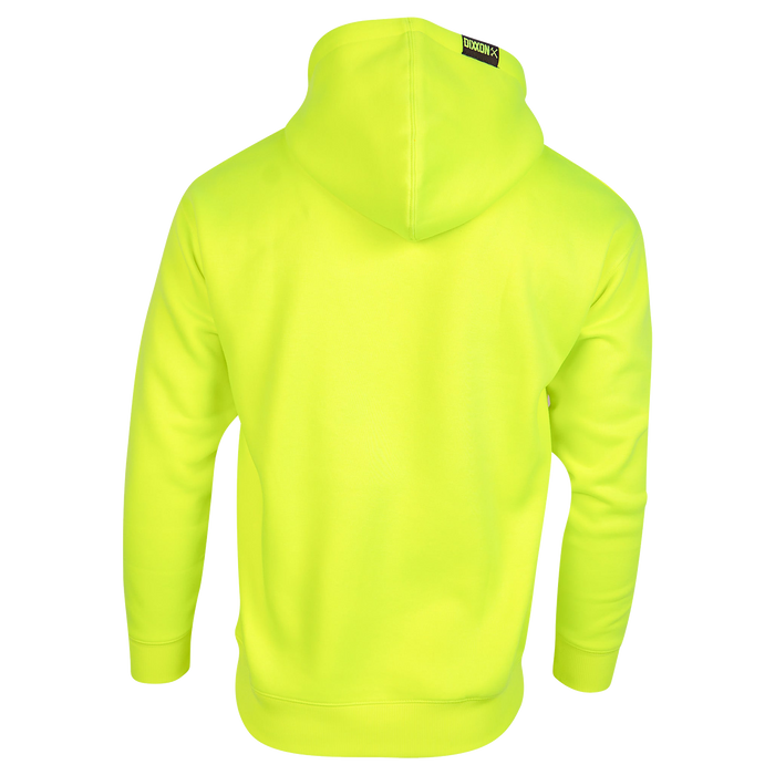 Dixxon Checkpoint Yellow Pullover Hoodie Back