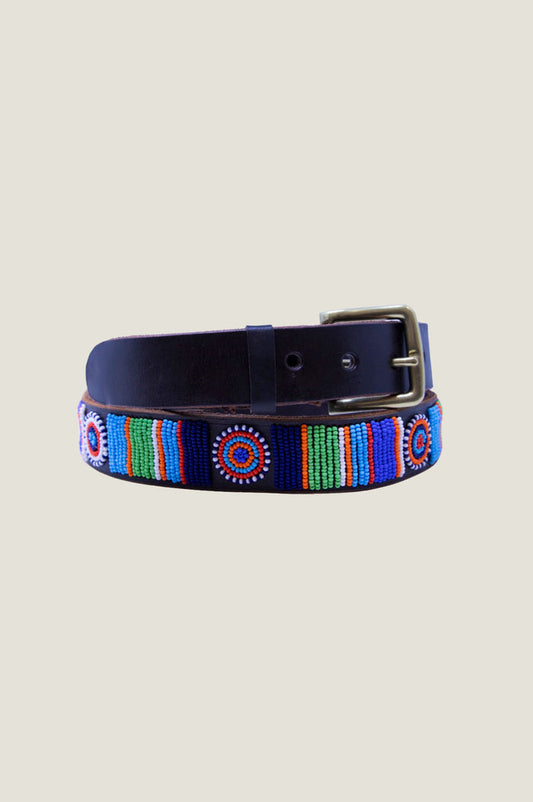 Circle and Stripe Belt | Multicoloured