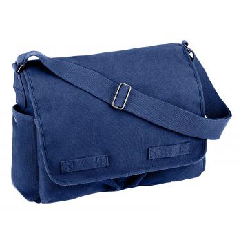 Classic Canvas Messenger Bag – Heavy-Duty Military-Style Shoulder Bag for Daily Use & Travel