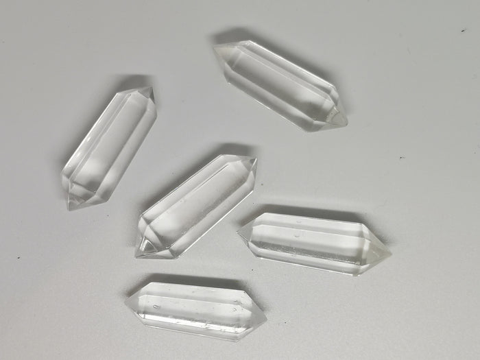 Earthstore® Clear Quartz double terminated point - Reiki, Healing, Grids(45x 15.7mm)