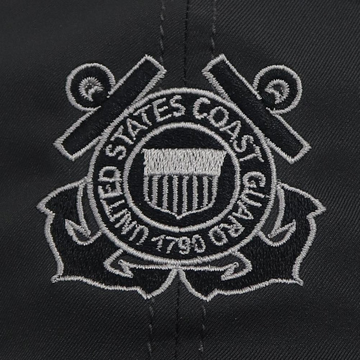 COAST GUARD SEAL COOL FIT PERFORMANCE HAT (DARK GREY)