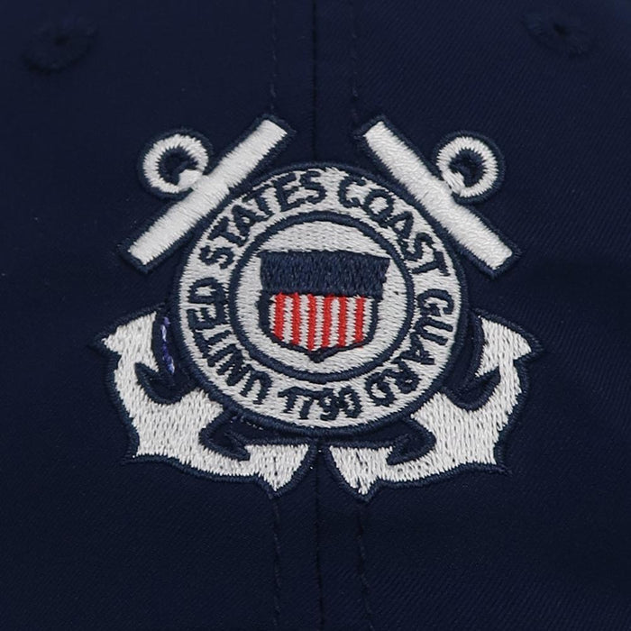 COAST GUARD SEAL COOL FIT PERFORMANCE HAT (NAVY)