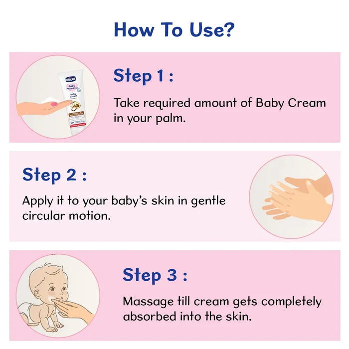 Combo Baby Moments Mild Bodywash Relax 500ml & Baby Moments Body Lotion 500ml & Baby Cream 100g
