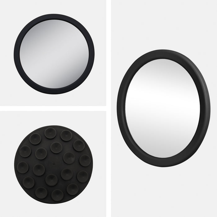Zadro EZG12LT9 705004420662 product photo grid view, compact mirror with magnification & lighted tweezers in front of a white background