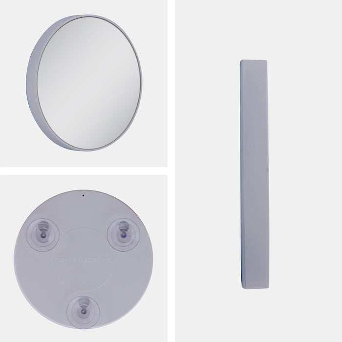 Compact Mirror with Magnification & Suction Cup