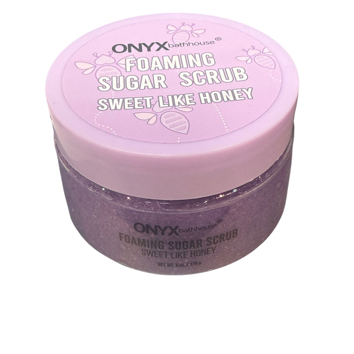 Cosmetics: Onyx Bathhouse Foaming Sugar Scrub*Sweet Like Honey
