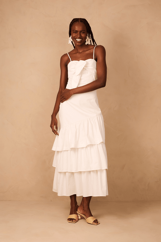 Cotton Ruffle Dress