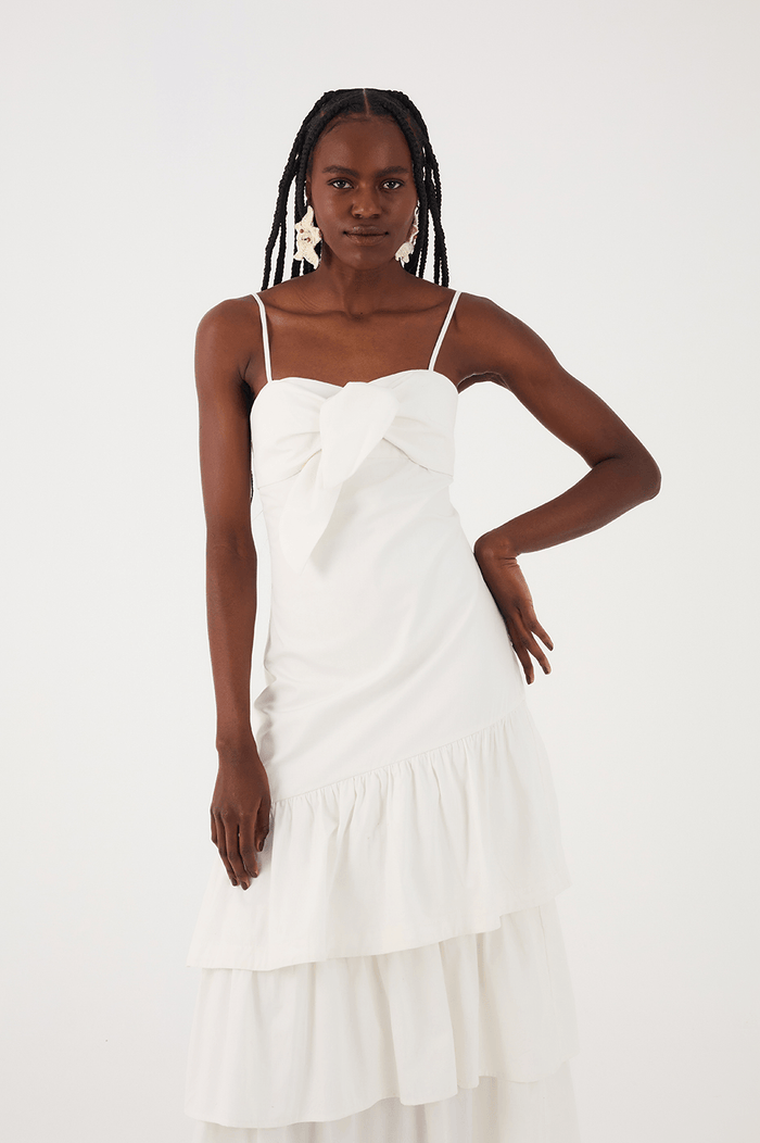 Cotton Ruffle Dress