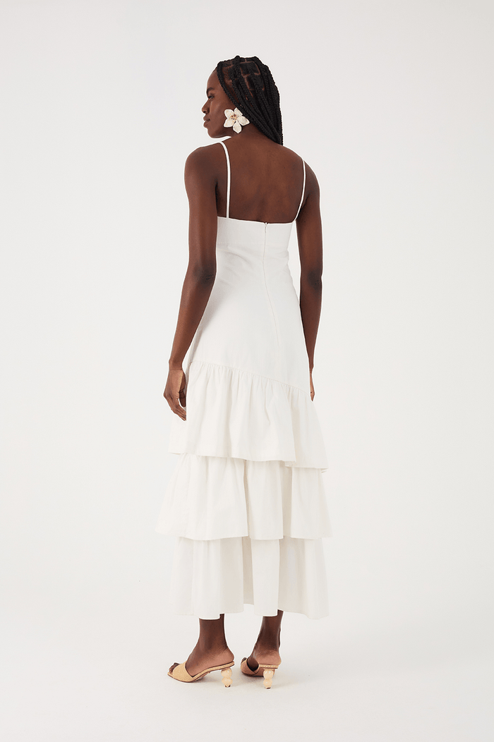 Cotton Ruffle Dress