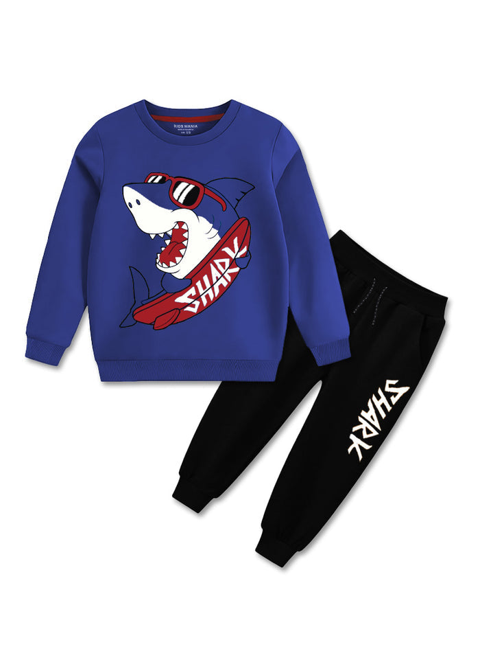 cozy & warm fleece tracksuit for kids