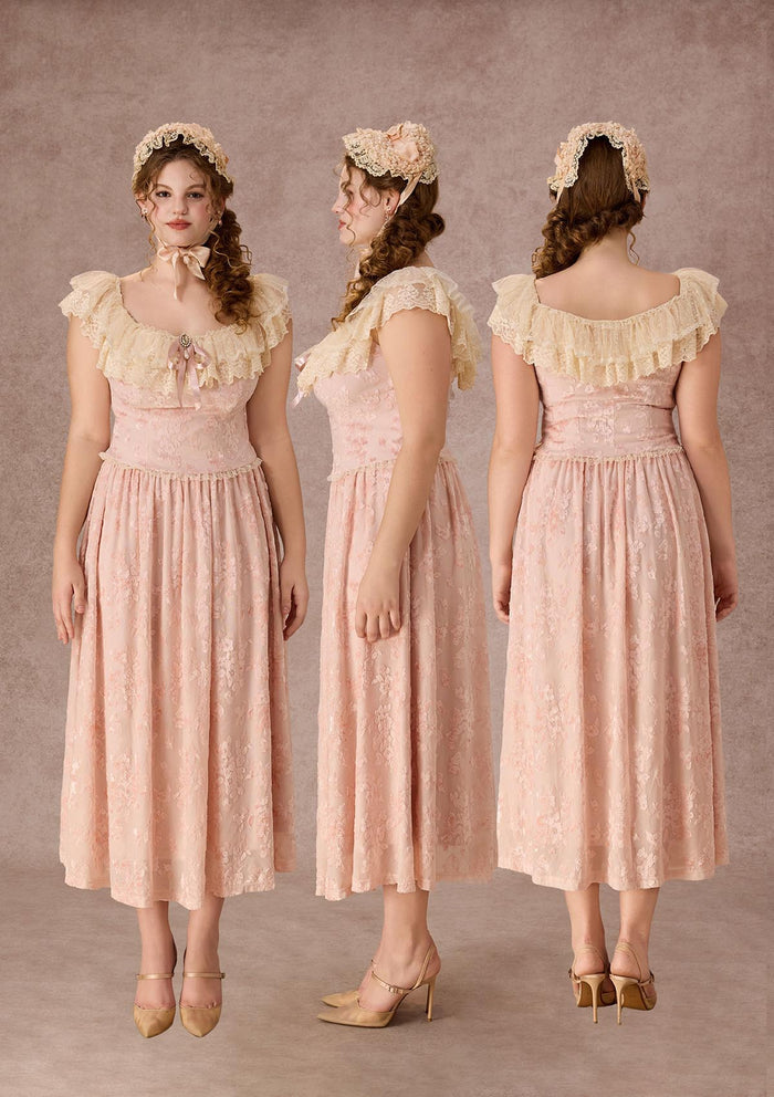 Curve&Plus Countryside Florals Velvet Skirt