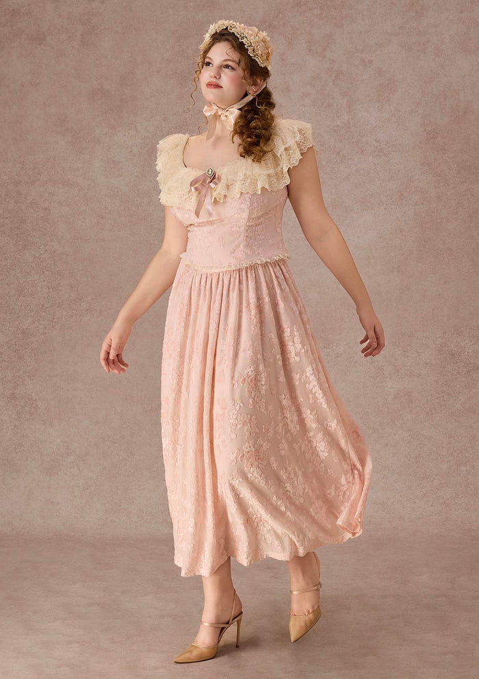 Curve&Plus Countryside Florals Velvet Skirt