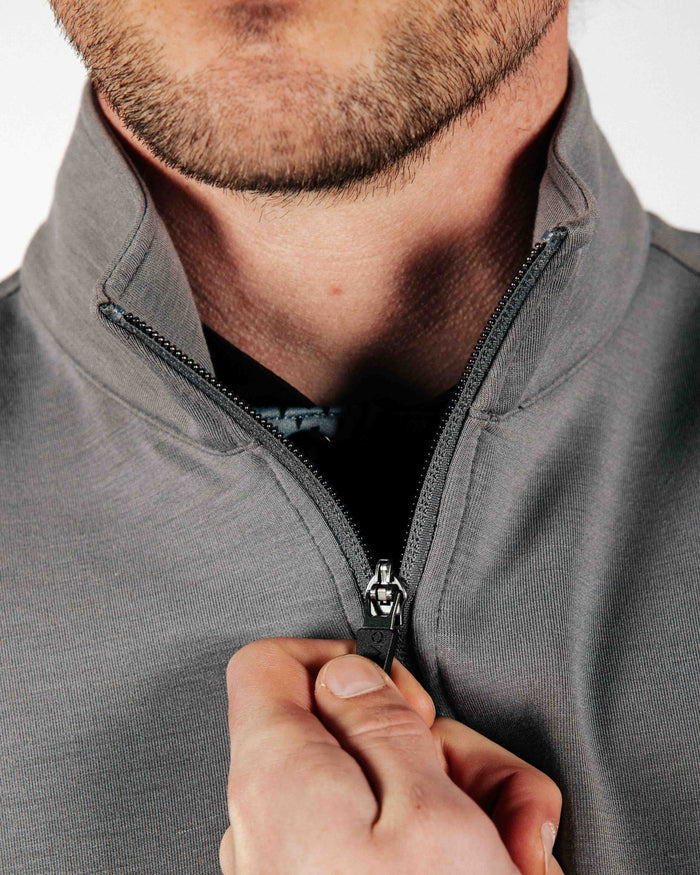 Dark Gray CoreSoft Quarter Zip Vest