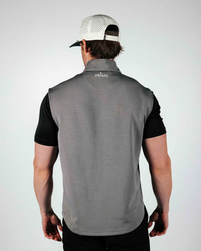 Dark Gray CoreSoft Quarter Zip Vest