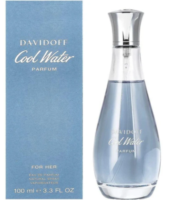 DAVIDOFF COOL WATER PARFUME FOR HER 100ML
