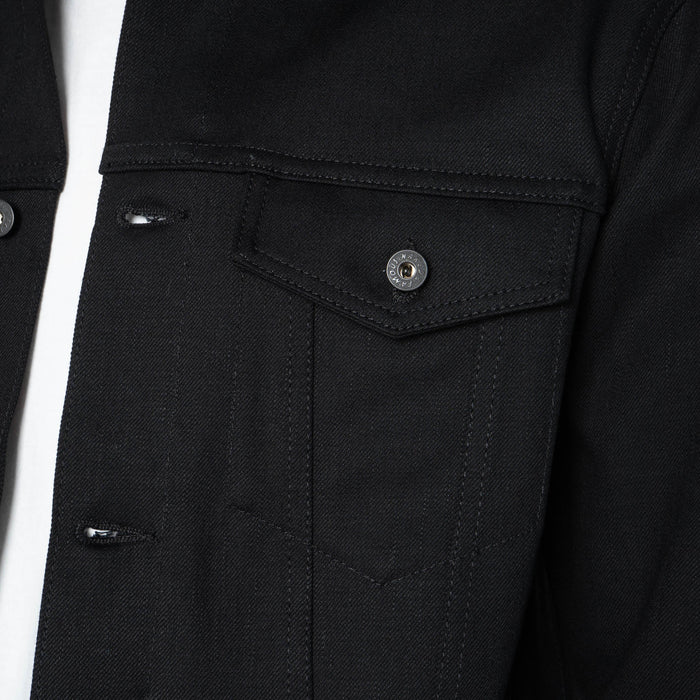Denim Jacket - Solid Black Selvedge by Naked & Famous Denim