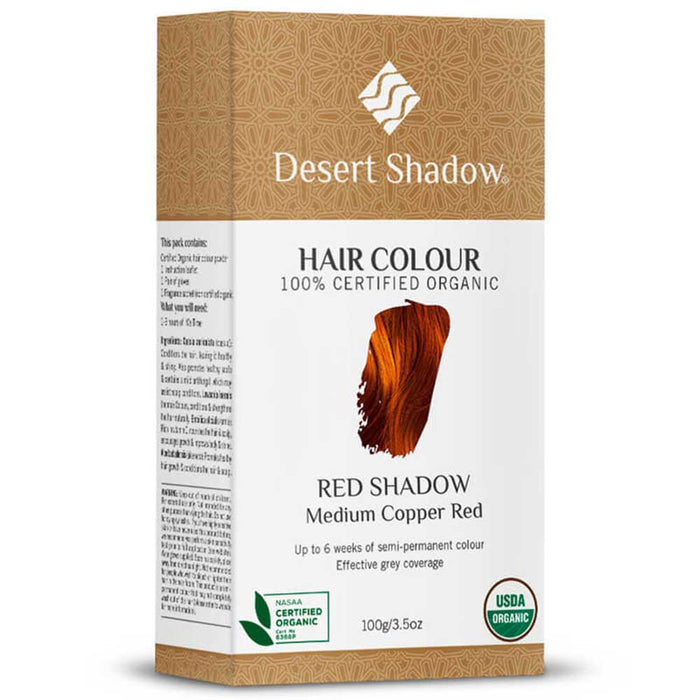 Desert Shadow Organic Hair Dye Red Shadow - 100g - L'Organic