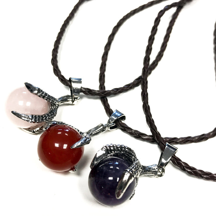 Earthstore® Dragon Claw Pendant - Amethyst