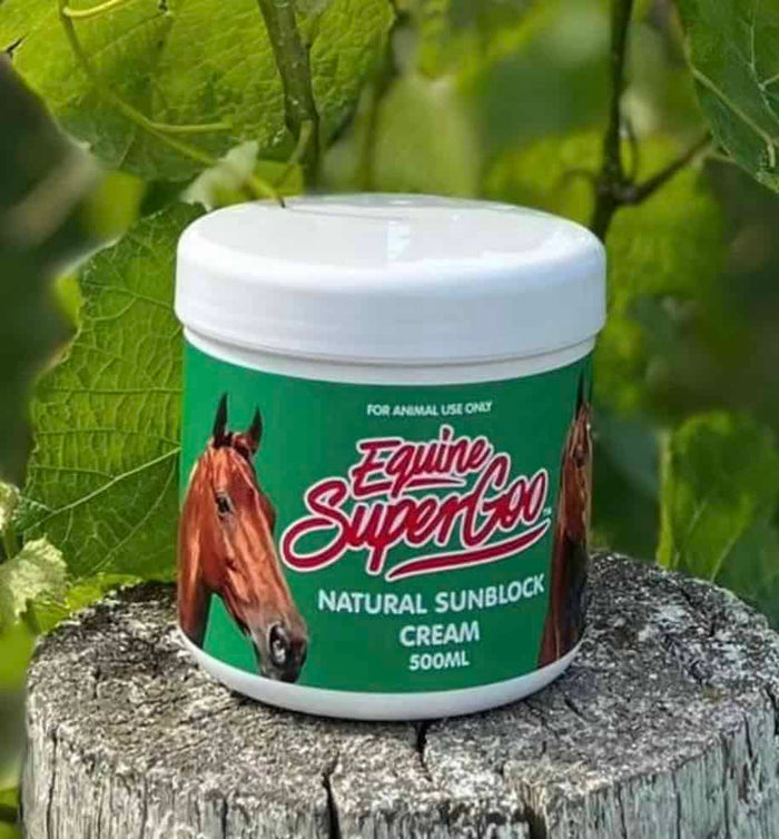 Equine SuperGoo natural sunblock cream