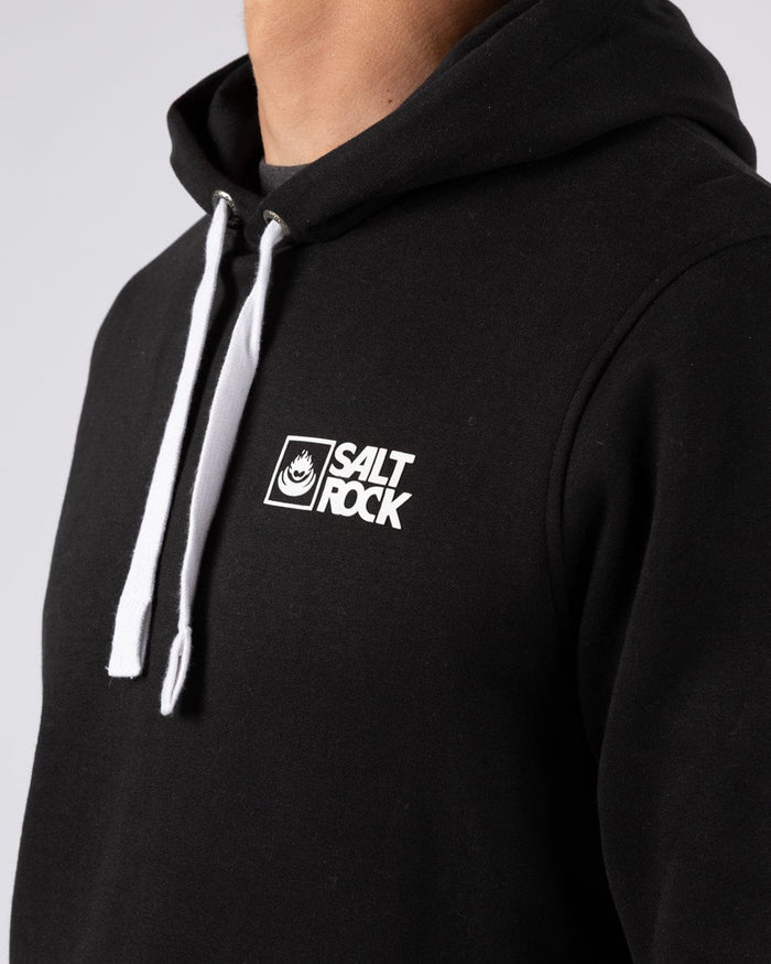 Essential Mens Pop Hoodie in Black