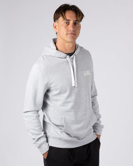 Essential Mens Pop Hoodie in Grey